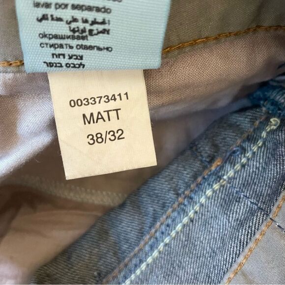 Mavi Matt Relaxed Baggy Vintage Wash Jeans Men’s Size 38x32 - Picture 3 of 10